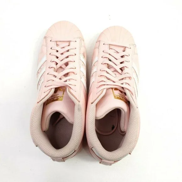 Adidas Pro Model Youth Shoes Size 7 Pink Gold Sneaker Womens Size 9 EU 40 CQ0621 - Picture 8 of 10